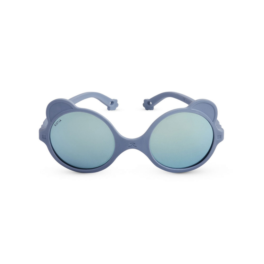 KiETLA Slnečné okuliare OURS'ON 0-1 rok (silver blue)