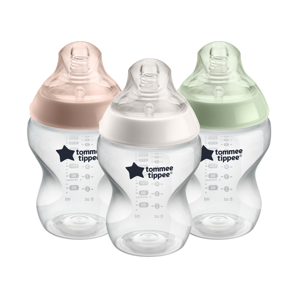 Tommee Tippee Set dojčenských fliaš, 260 ml, rôzne farby, 3ks