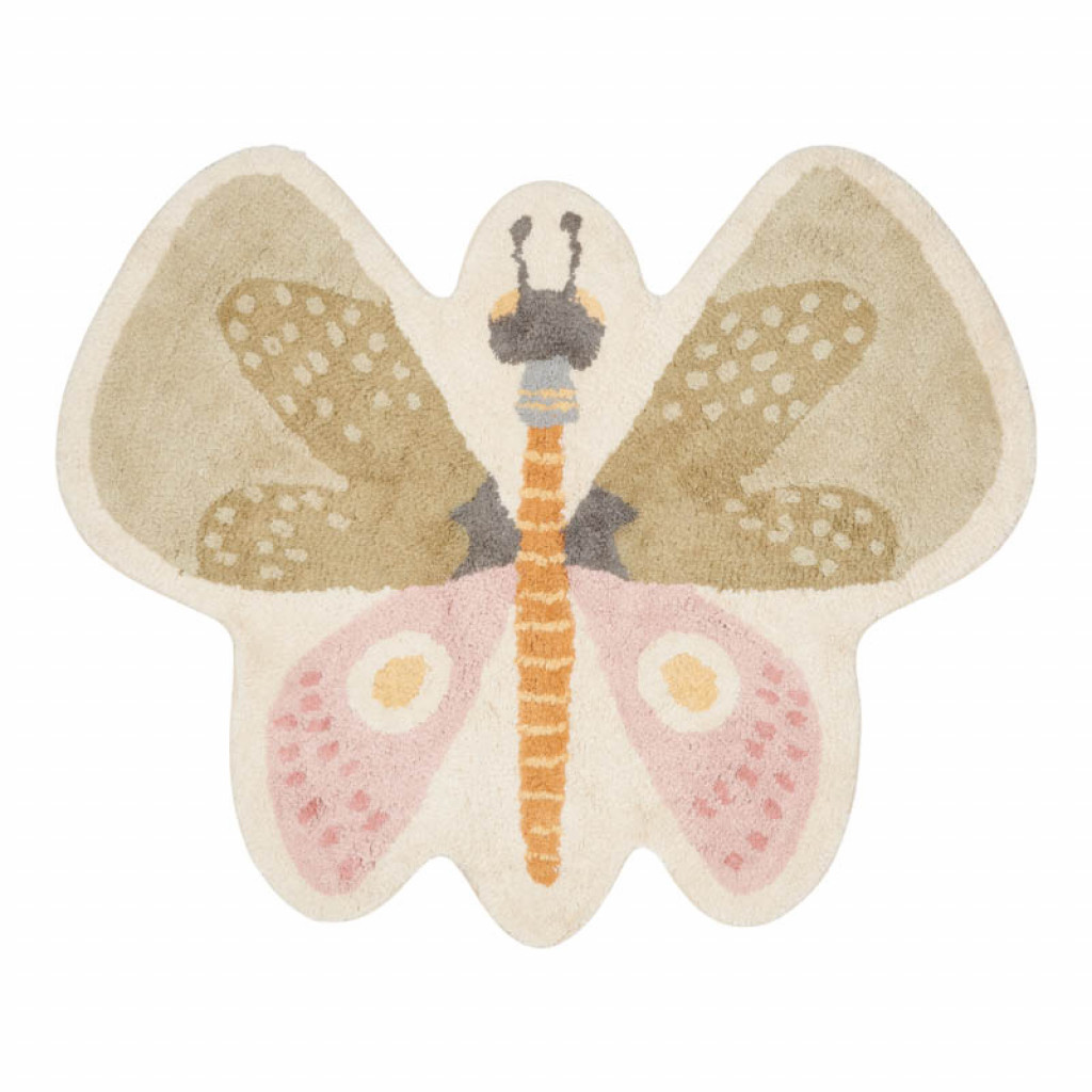 Little Dutch Koberec Motýľ 94x110 cm
