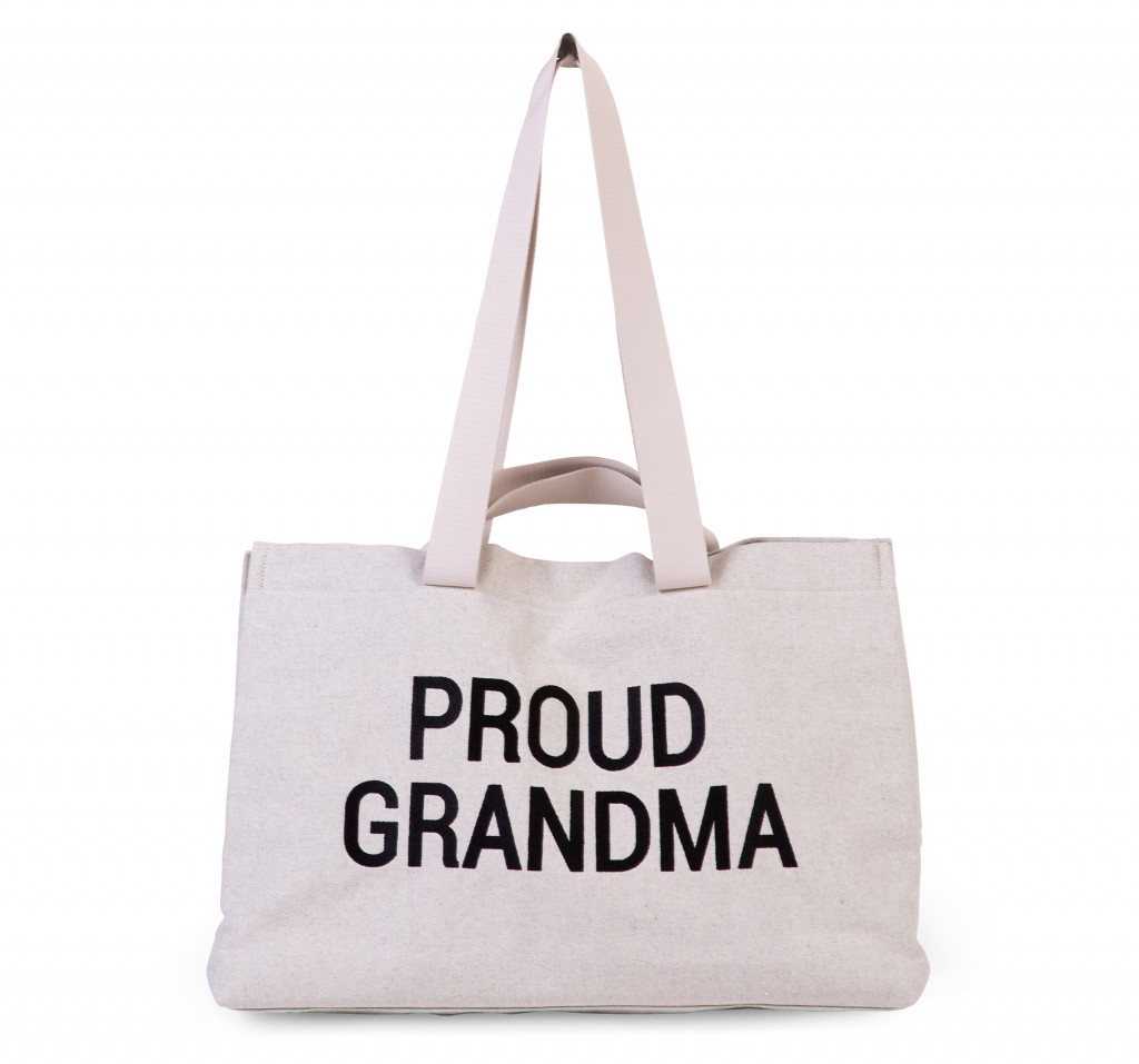 Childhome Cestovná taška Grandma Canvas Off White