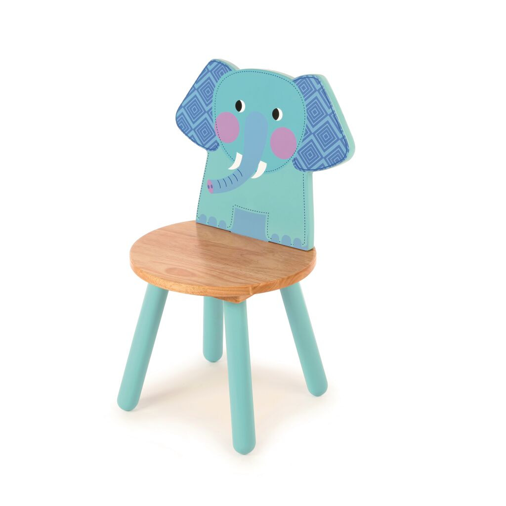Tidlo Drevená stolička Animal sloník