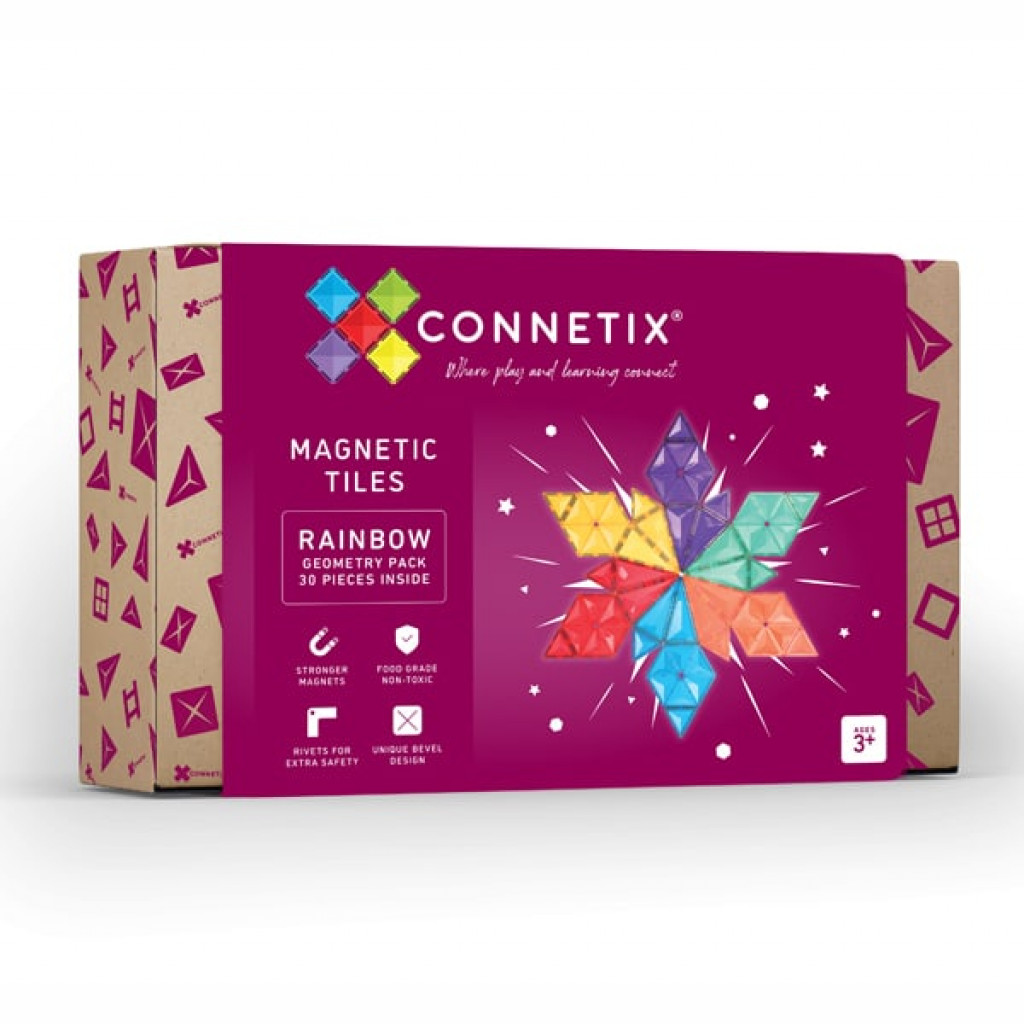 Connetix Magnetická stavebnica - Geometry Pack 30 ks