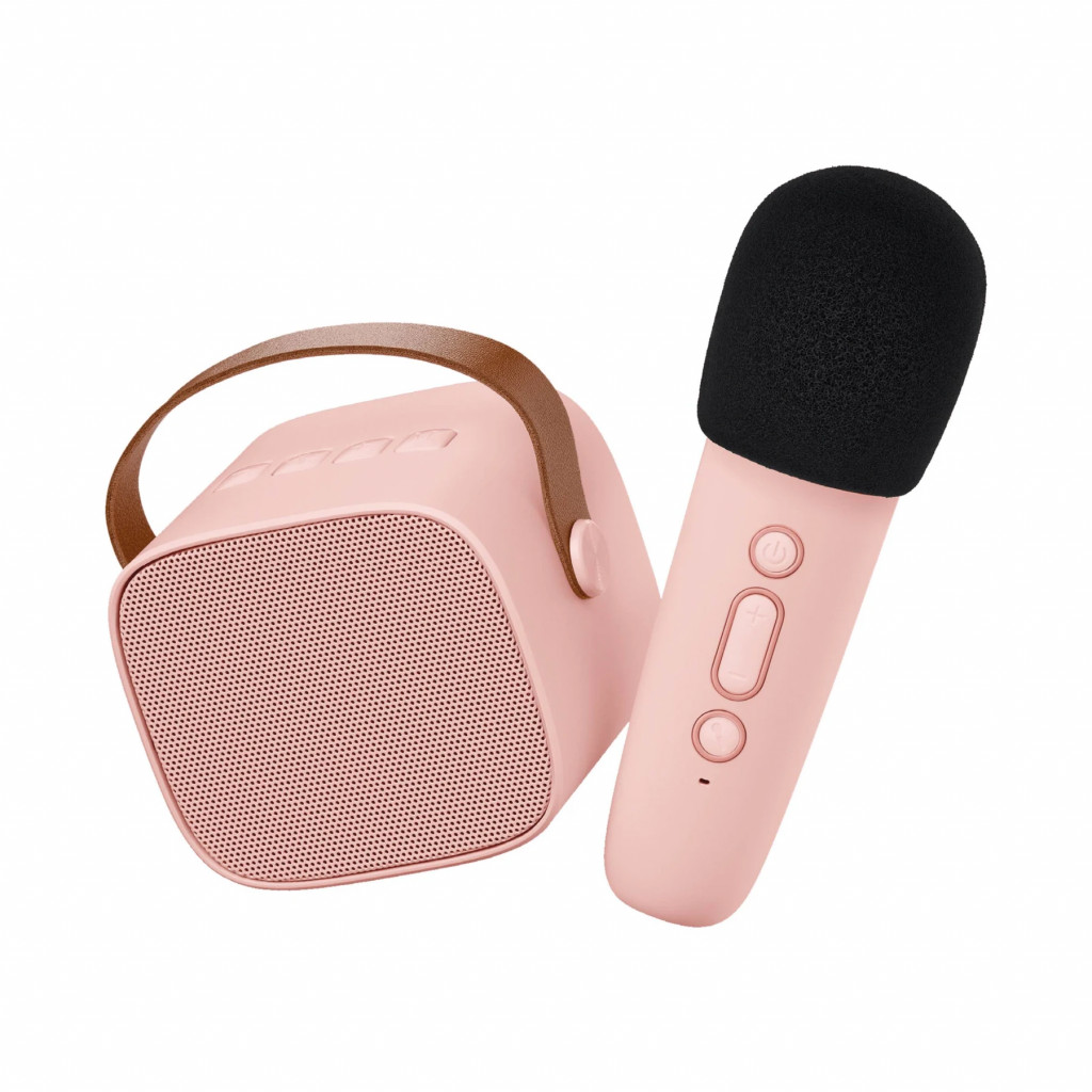 Lalarma Bluetooth Karaoke set Mikrofón a Reproduktor Rose