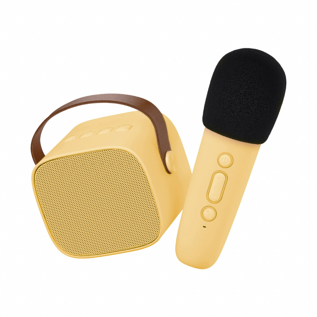 Lalarma Bluetooth Karaoke set Mikrofón a Reproduktor Yellow