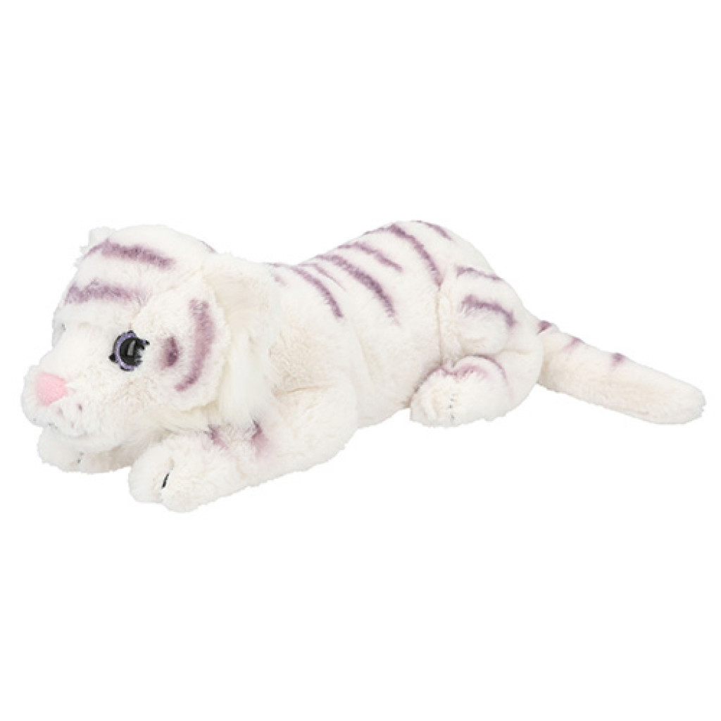 Top Model Plyšová postavička tigra, Bielo-fialový, menší