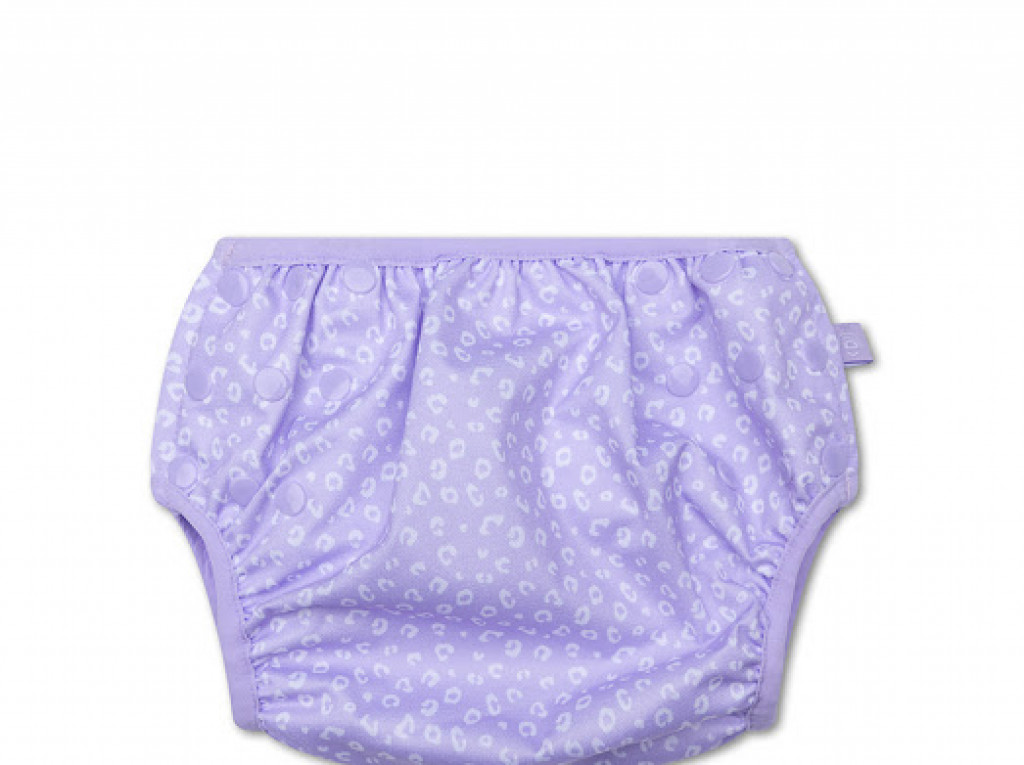 Swim Essentials Plavky pre bábätká s UPF 50+ Leopard fialový