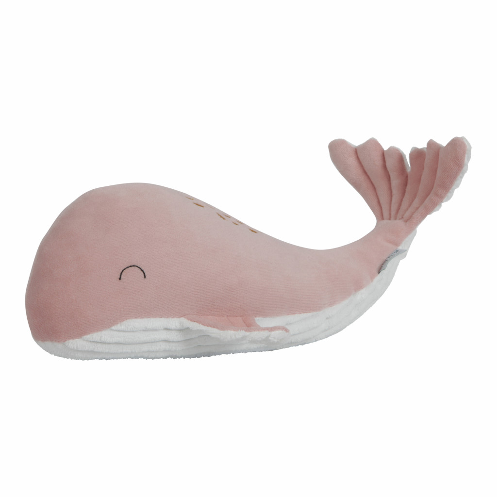 Plyšová veľryba 35cm OCEAN pink
