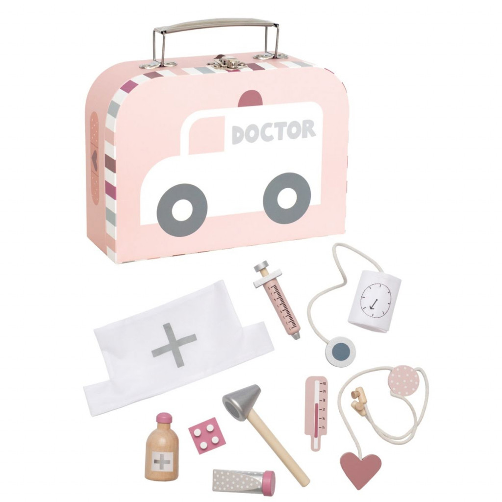 JaBaDaBaDo Lekársky kufrík ružový