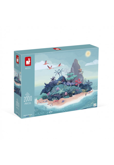 Art puzzle Tajomný ostrov 2000 ks Janod