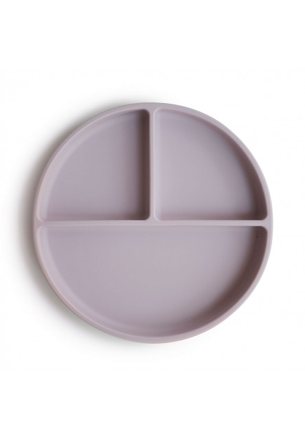 silikónový tanier s prísavkou (Soft Lilac)