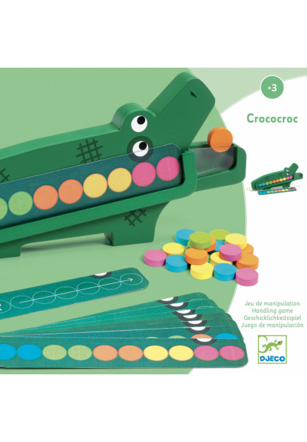 Crococroc: drevená edukačná hračka