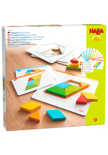 Hra na priestorové usporiadanie Origami Tvary s predlohami Haba
