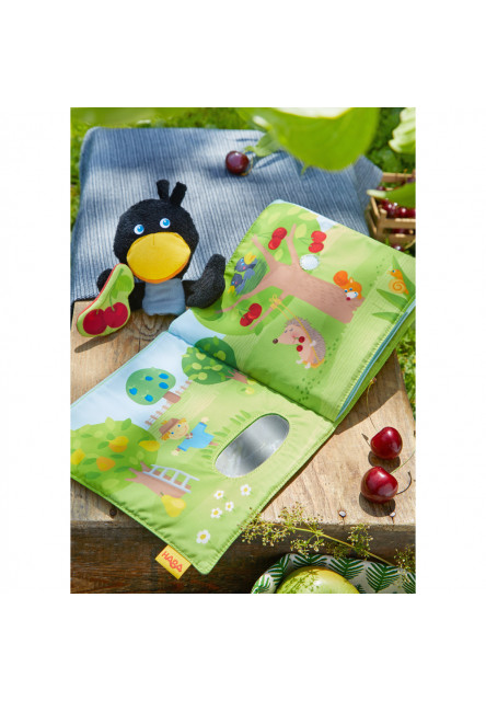 Textilná kniha pre bábätká Ovocný sad