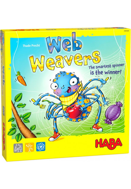Spoločenská hra pre deti Pavúčia sieť Haba