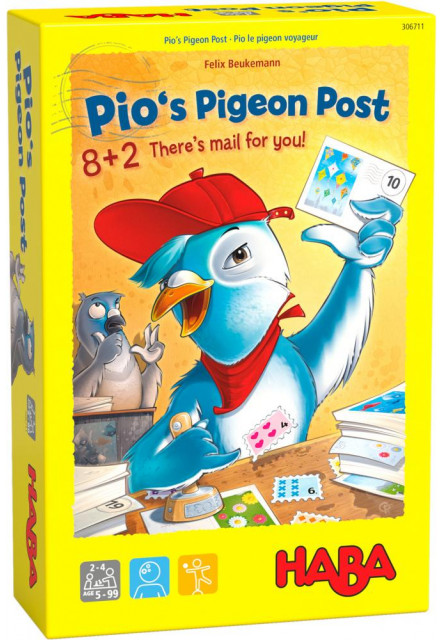 Spoločenská hra pre deti Pio poštový holub