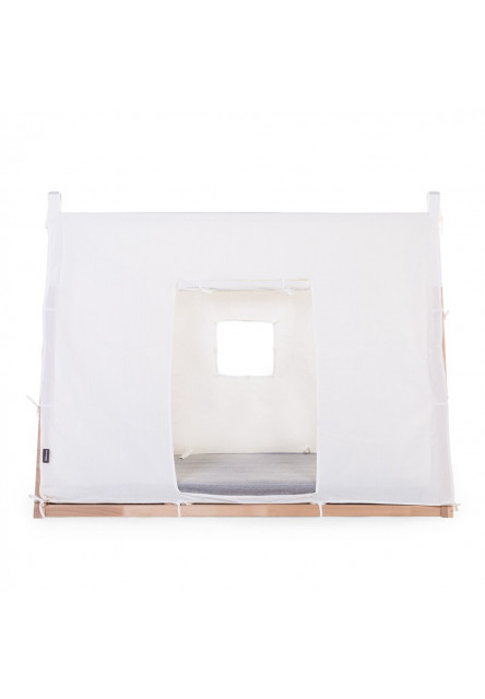 Textilný poťah Tipi White na rám postele stan 70x140cm