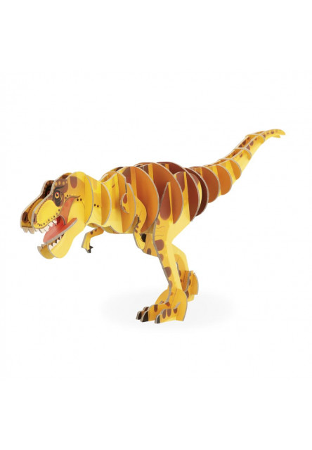 Drevené 3D puzzle Dinosaurus T-Rex Dino 27 ks