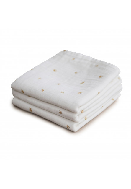 mušelínové plienky z organickej bavlny 3ks (Natural)