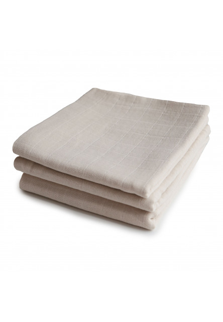 mušelínové plienky z organickej bavlny 3ks (Sage)