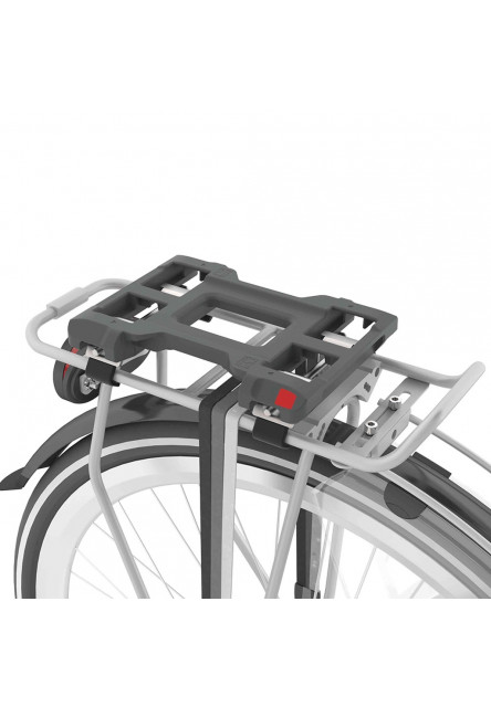 Zadná sedačka BIO na bicykel s adaptérom na nosič mosu zelená/bincho čierna