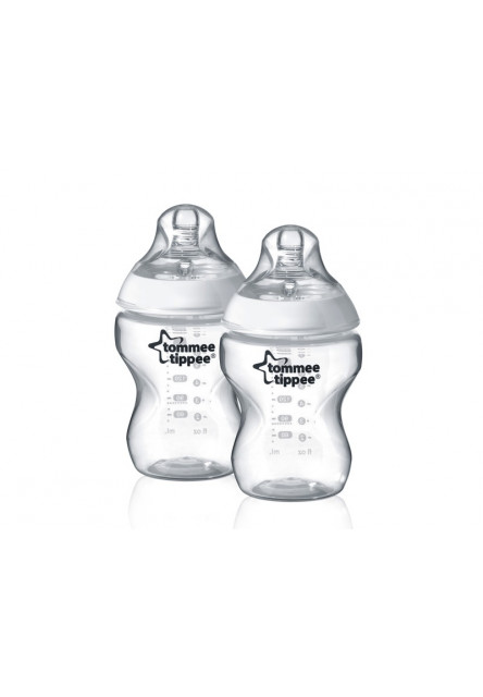 Dojčenská fľaša C2N, 2ks 260ml, 0m+ Tommee Tippee