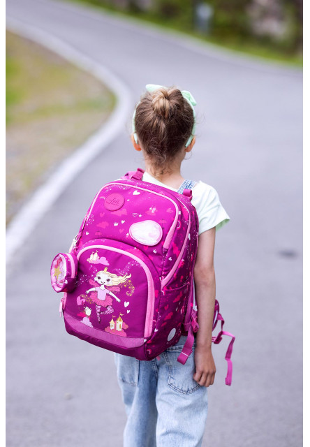 Ergonomická školská taška Expand 20-25L - Ballerina pink