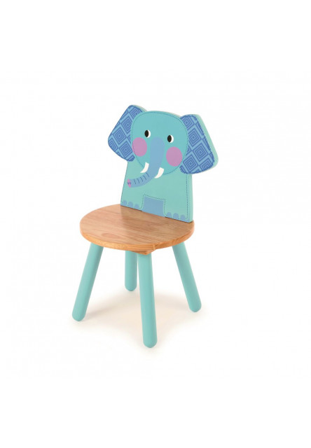 Drevená stolička Animal sloník Tidlo