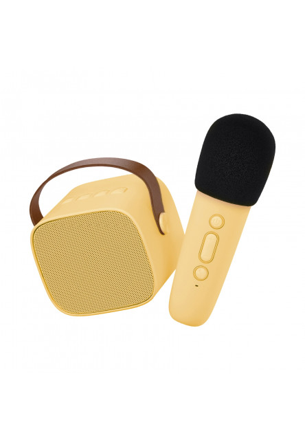 Bluetooth Karaoke set Mikrofón a Reproduktor Yellow