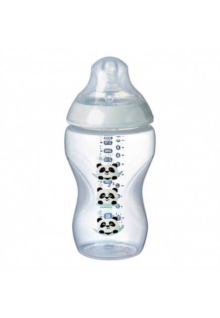 Dojčenská fľaša C2N potlač Girl 340ml 3m+ Tommee Tippee