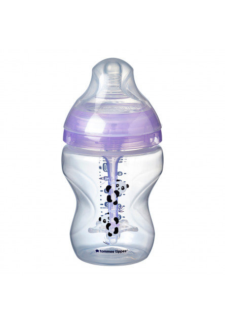 Dojčenská fľaša C2N ANTI-COLIC Girl 260ml 0m+