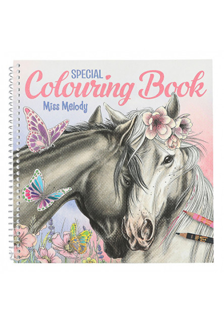 Omaľovánka |Special Colouring Book, Tieňované kone Miss Melody