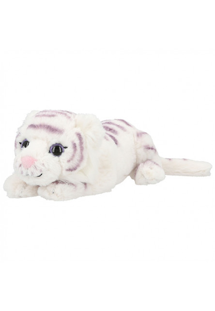 Plyšová postavička tigra, Bielo-fialový, väčší Top Model