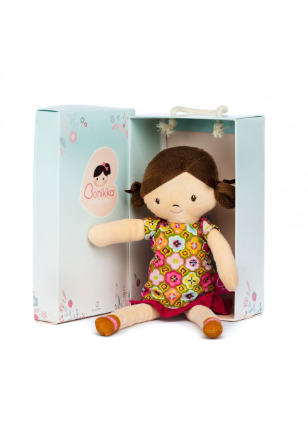 Chi Chi látková bábika v darčekovej krabičke (Amy čierne vlasy)