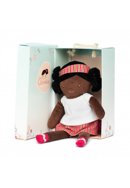 Chi Chi látková bábika v darčekovej krabičke (Tim žlté montérky)
