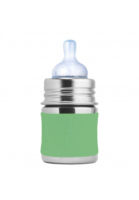 Nerezová dojčenská fľaša 150ml (Moss)