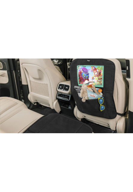 Ochrana sedadla pod autosedačku s vreckom na tablet