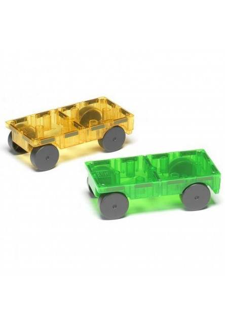 Magnetická stavebnica Cars 2 dielna Green/yellow