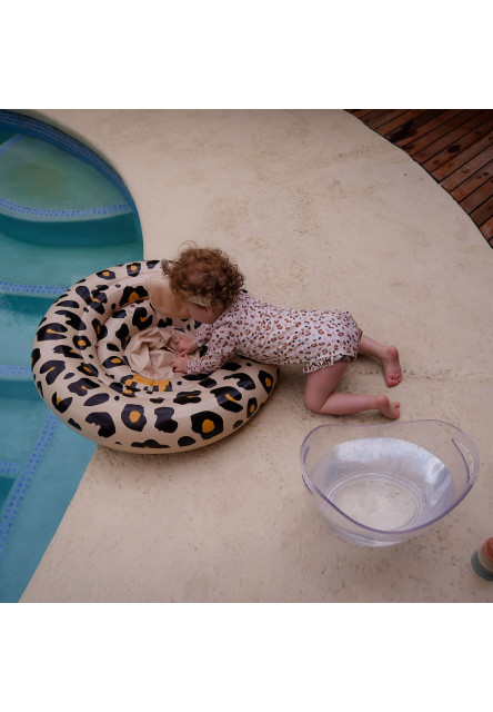 Nafukovacie koleso pre bábätká Leopard béžový
