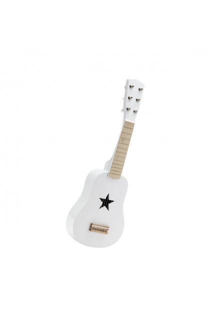 Gitara drevená biela Kids Concept
