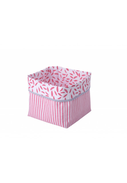 Textilná krabica ružová