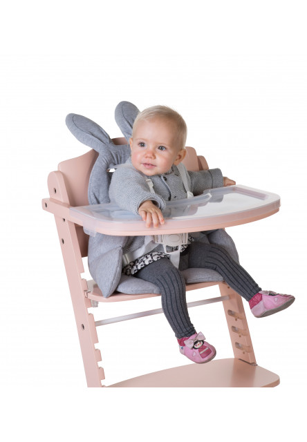 Sedacia podložka do detskej stoličky Rabbit Jersey Grey