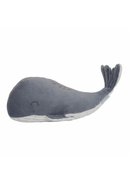 Plyšová veľryba 35cm OCEAN blue Little Dutch