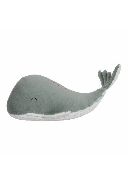 Plyšová veľryba 35cm OCEAN mint Little Dutch