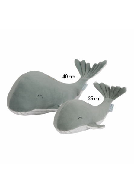 Plyšová veľryba 24cm OCEAN mint