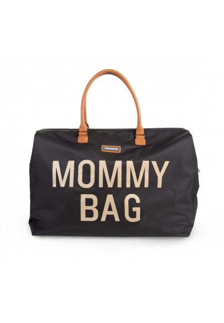 Prebaľovacia taška  Mommy Bag Big Black Gold Childhome