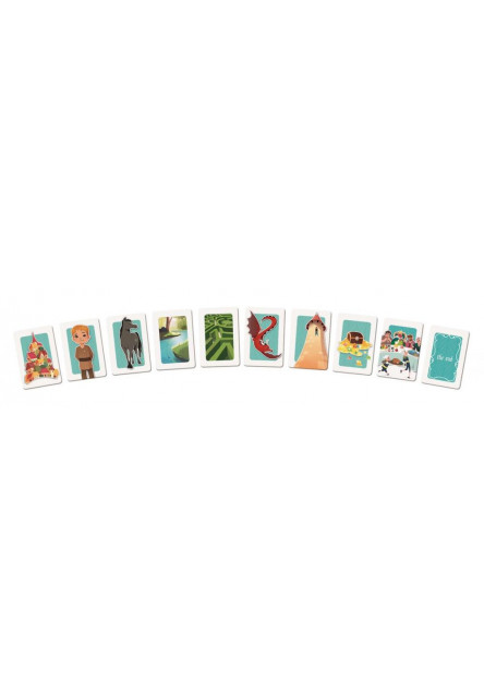 Kartová hra Vytvor si príbeh 6-12 rokov 2-5 hráčov 50 kariet hra na pamäť