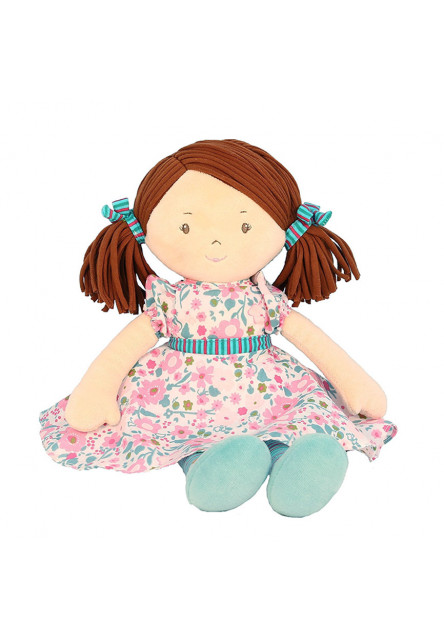 Látková bábika 41cm (Katy – ružovo-modré šaty) Bonikka