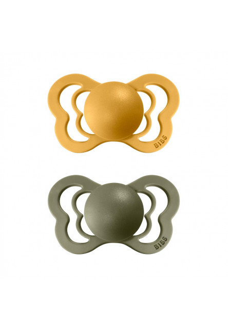 Couture ortodontický cumlík z prírodného kaučuku 2ks - veľkosť 1 (Honey Bee / Olive)