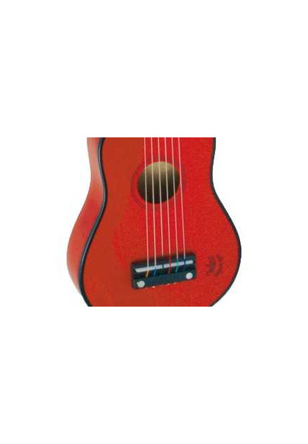 Gitara akustická červena