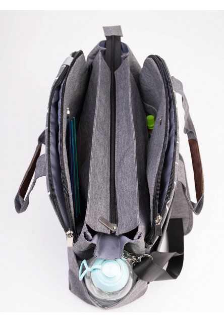Cestovná taška na kočík 2v1 Traveler Bag Space Gray